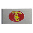 USC Trojans Brushed Metal Money Clip